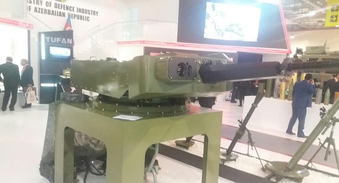 Azerbaijan showcases new machine gun at ADEX 2016 